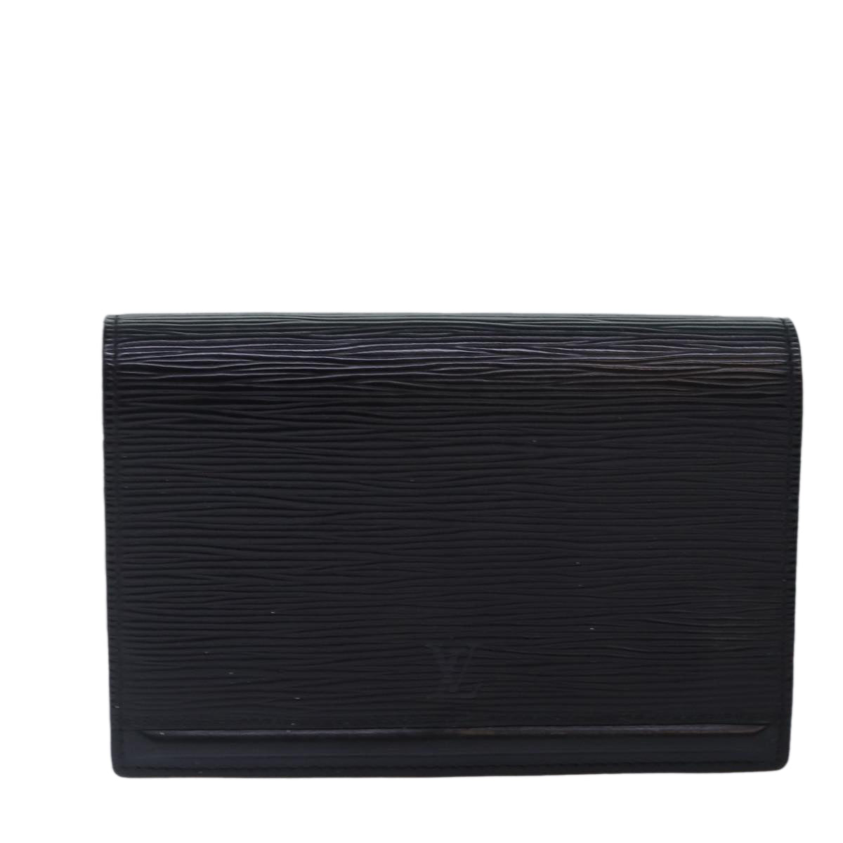 LOUIS VUITTON Epi Tilsitt Waist bag Black M52602 LV Auth mr466 - 0