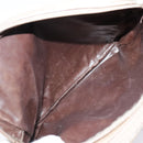 FENDI Zucchino Canvas Shoulder Bag Beige Auth mr470-18