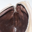 FENDI Zucchino Canvas Shoulder Bag Beige Auth mr470-19