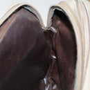 FENDI Zucchino Canvas Shoulder Bag Beige Auth mr470-22