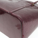 LOUIS VUITTON Monogram Vernis Avalon zip Hand Bag Amarante M91594 LV Auth mr482-15