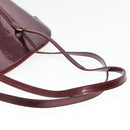 LOUIS VUITTON Monogram Vernis Avalon zip Hand Bag Amarante M91594 LV Auth mr482-7