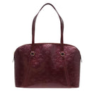 LOUIS VUITTON Monogram Vernis Avalon zip Hand Bag Amarante M91594 LV Auth mr482-13