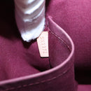 LOUIS VUITTON Monogram Vernis Avalon zip Hand Bag Amarante M91594 LV Auth mr482-12