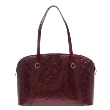 LOUIS VUITTON Monogram Vernis Avalon zip Hand Bag Amarante M91594 LV Auth mr482 - 0