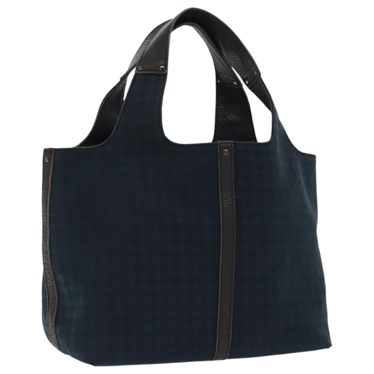 BOTTEGA VENETA INTRECCIATO Hand Bag Canvas Navy Auth mr506