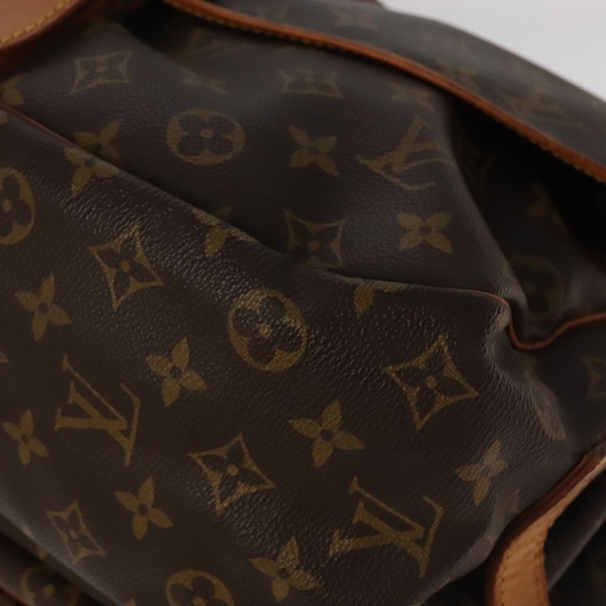 LOUIS VUITTON Monogram Saumur 35 Shoulder Bag M42254 LV Auth mr547