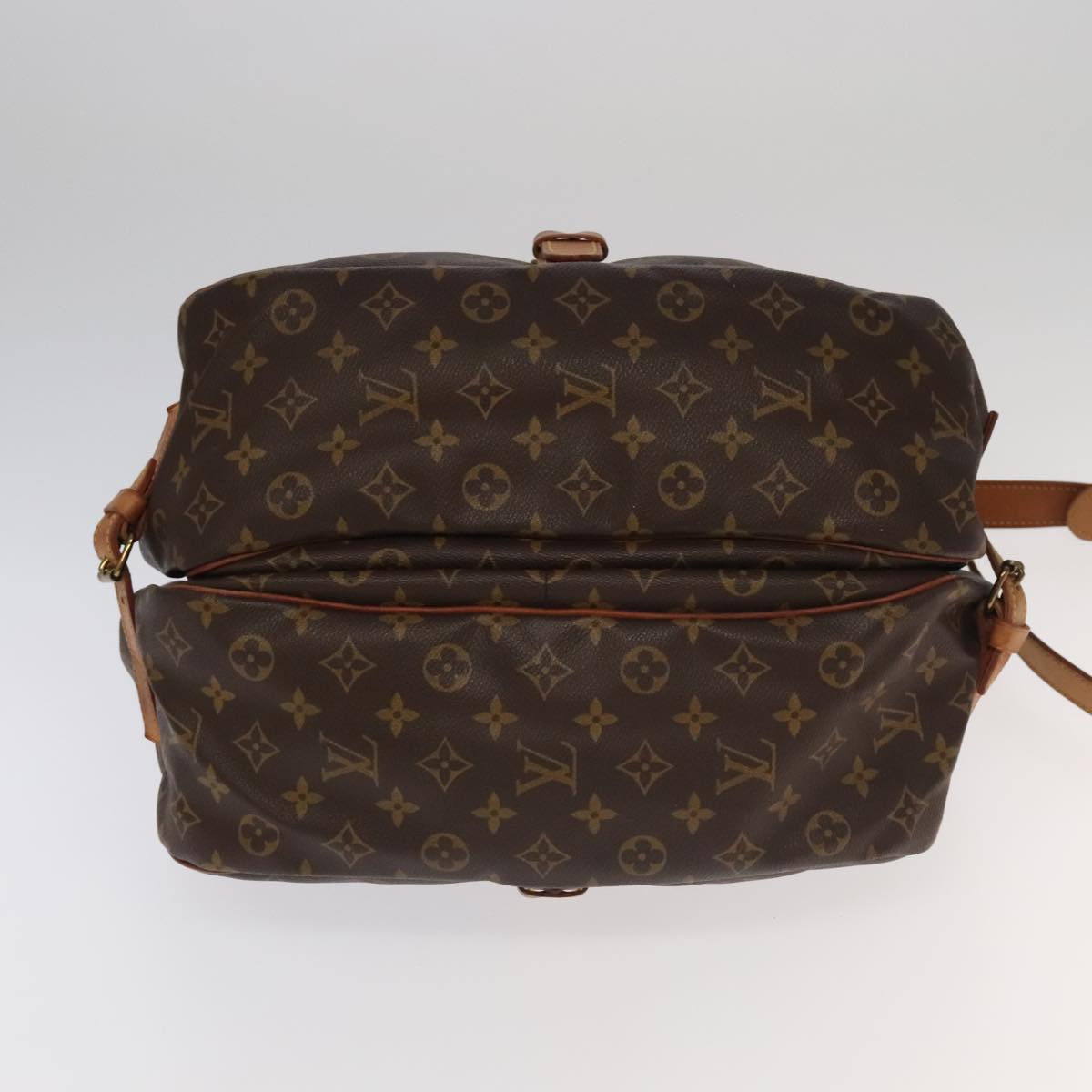 LOUIS VUITTON Monogram Saumur 35 Shoulder Bag M42254 LV Auth mr547