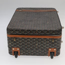 GOYARD Herringbone Trolley PM suitcase PVCCanvas Brown Auth mr552AM-7