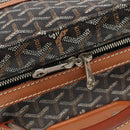 GOYARD Herringbone Trolley PM suitcase PVCCanvas Brown Auth mr552SAM-20
