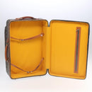 GOYARD Herringbone Trolley PM suitcase PVCCanvas Brown Auth mr552SAM-12