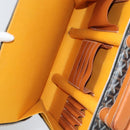 GOYARD Herringbone Trolley PM suitcase PVCCanvas Brown Auth mr552AM-29