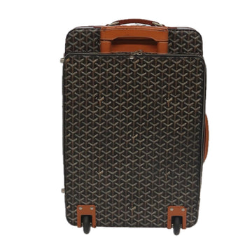 GOYARD Herringbone Trolley PM suitcase PVCCanvas Brown Auth mr552AM - 0