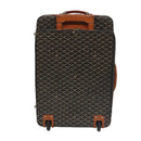 GOYARD Herringbone Trolley PM suitcase PVCCanvas Brown Auth mr552SAM-2