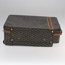 GOYARD Herringbone Trolley PM suitcase PVCCanvas Brown Auth mr552SAM-6