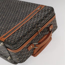 GOYARD Herringbone Trolley PM suitcase PVCCanvas Brown Auth mr552AM-8