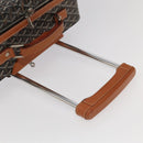 GOYARD Herringbone Trolley PM suitcase PVCCanvas Brown Auth mr552SAM-9