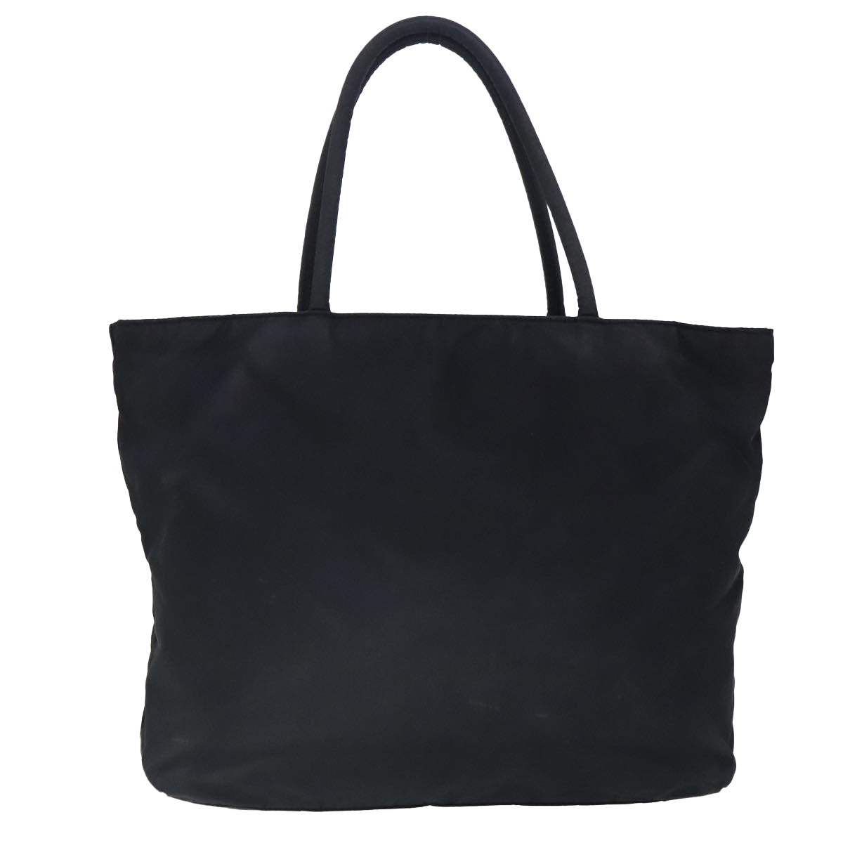 PRADA Tote Bag Nylon Black Silver Auth mr571 - 0