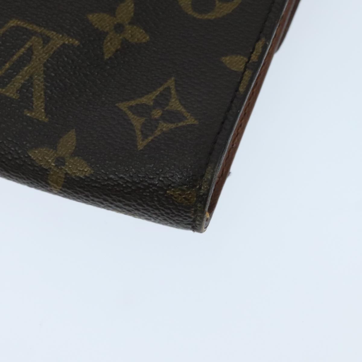 LOUIS VUITTON Monogram Porte Envelope Clutch Bag M51801 LV Auth mr584