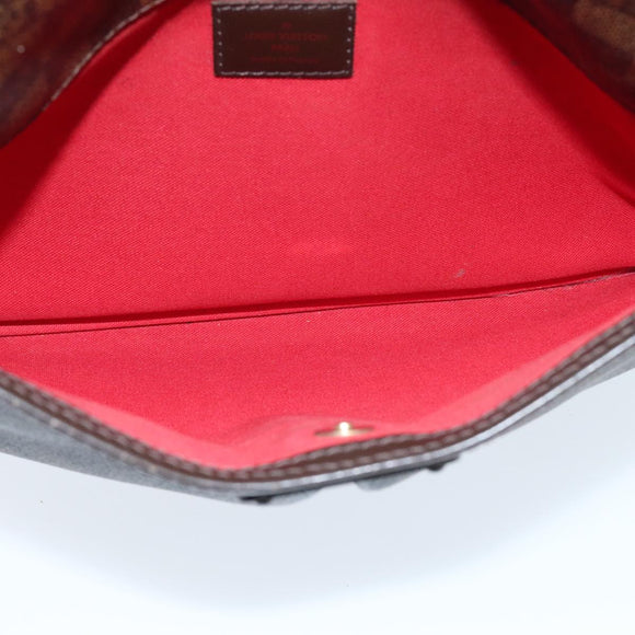 LOUIS VUITTON Damier Ebene Bloomsbury PM Shoulder Bag N42251 LV Auth mr588