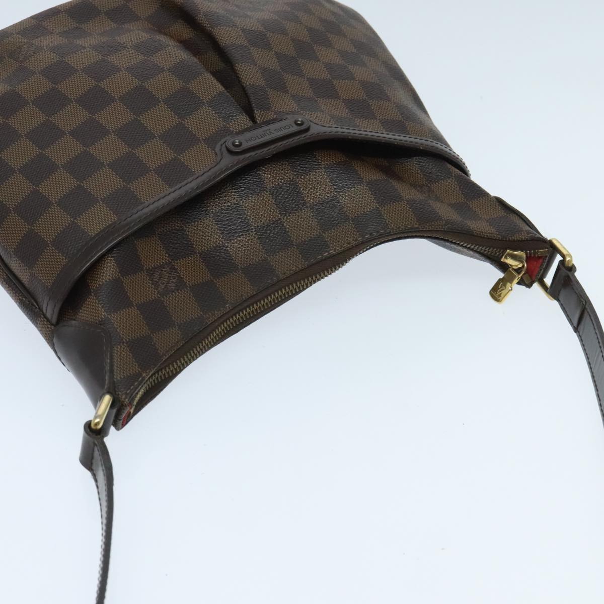 LOUIS VUITTON Damier Ebene Bloomsbury PM Shoulder Bag N42251 LV Auth mr588