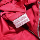 PRADA Tote Bag Nylon Pink Silver Auth mr613-19