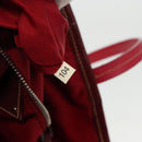 PRADA Tote Bag Nylon Pink Silver Auth mr613-12