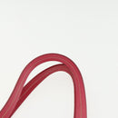 PRADA Tote Bag Nylon Pink Silver Auth mr613-8