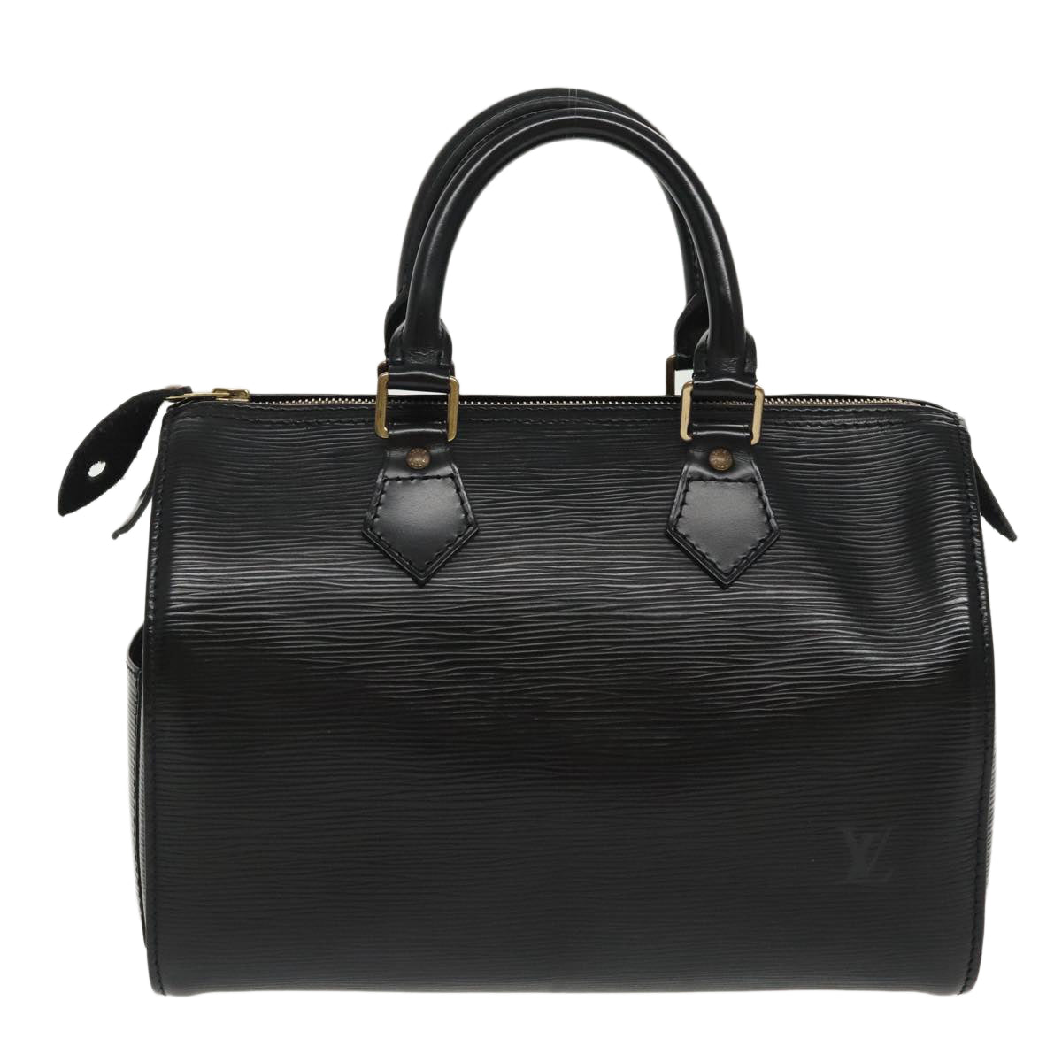 LOUIS VUITTON Epi Speedy 25 Hand Bag Black M43012 LV Auth mr631