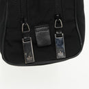 GUCCI Clutch Bag Nylon Black Silver Auth mr639-14