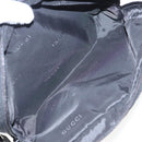 GUCCI Clutch Bag Nylon Black Silver Auth mr639-20