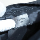 GUCCI Clutch Bag Nylon Black Silver Auth mr639-23