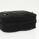 GUCCI Clutch Bag Nylon Black Silver Auth mr639-6