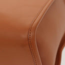 MCM Hand Bag Leather 2way Brown Silver Auth mr659-16