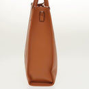 MCM Hand Bag Leather 2way Brown Silver Auth mr659-3