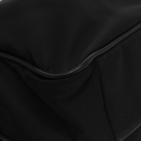 PRADA Shoulder Bag Nylon Black Silver BR2162 Auth mr669V