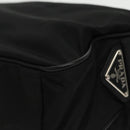 PRADA Shoulder Bag Nylon Black Silver BR2162 Auth mr669V-14