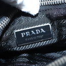 PRADA Shoulder Bag Nylon Black Silver BR2162 Auth mr669V-21