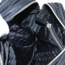 PRADA Shoulder Bag Nylon Black Silver BR2162 Auth mr669V-24