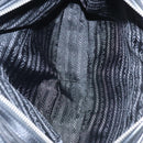 PRADA Shoulder Bag Nylon Black Silver BR2162 Auth mr669V-11