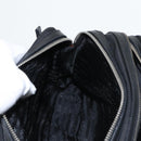 PRADA Shoulder Bag Nylon Black Silver BR2162 Auth mr669V-28