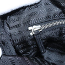 PRADA Shoulder Bag Nylon Black Silver BR2162 Auth mr669V-30