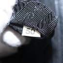 PRADA Shoulder Bag Nylon Black Silver BR2162 Auth mr669V-12