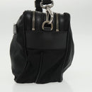 PRADA Shoulder Bag Nylon Black Silver BR2162 Auth mr669V-3