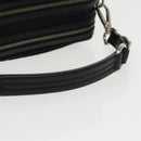 PRADA Shoulder Bag Nylon Black Silver BR2162 Auth mr669V-7