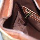 Burberrys Nova Check Shoulder Bag PVC Leather Beige Auth mr684-19