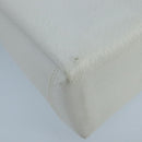 GUCCI Hand Bag Leather White Gold Auth mr709-16