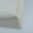 GUCCI Hand Bag Leather White Gold Auth mr709-8