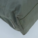 PRADA Tote Bag Nylon Gray Auth mr715-14