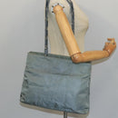 PRADA Tote Bag Nylon Gray Auth mr715-23
